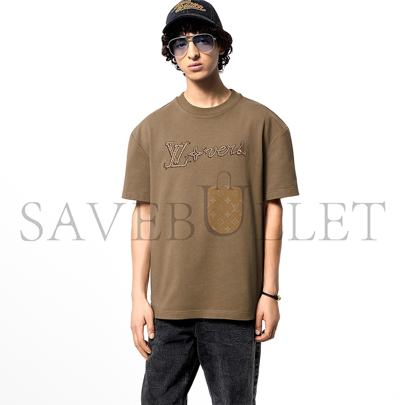 l0vis Vvtt0n embroidered signature cotton t-shirt 1afxp1